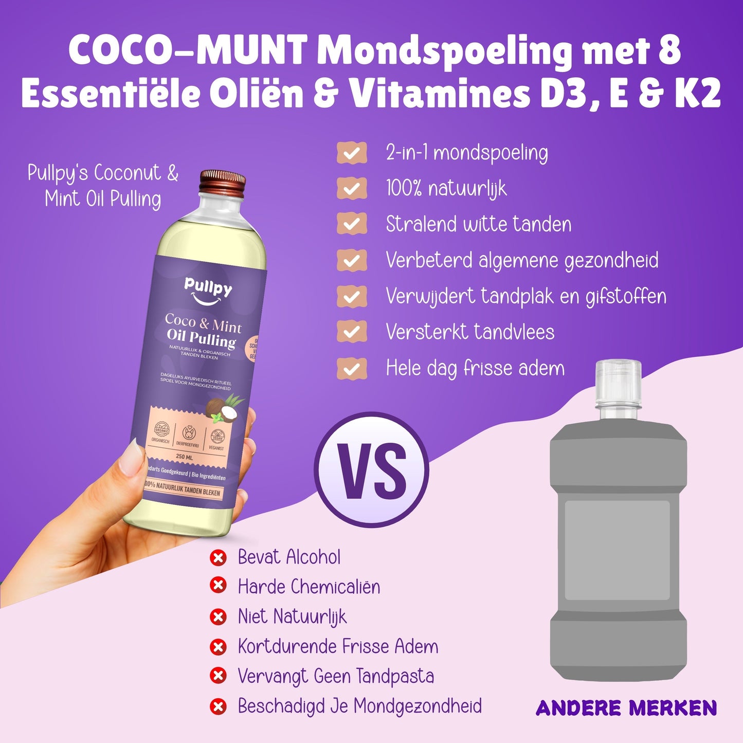 Oil Pulling Mondspoeling – Voor Sterke & Schone Tanden