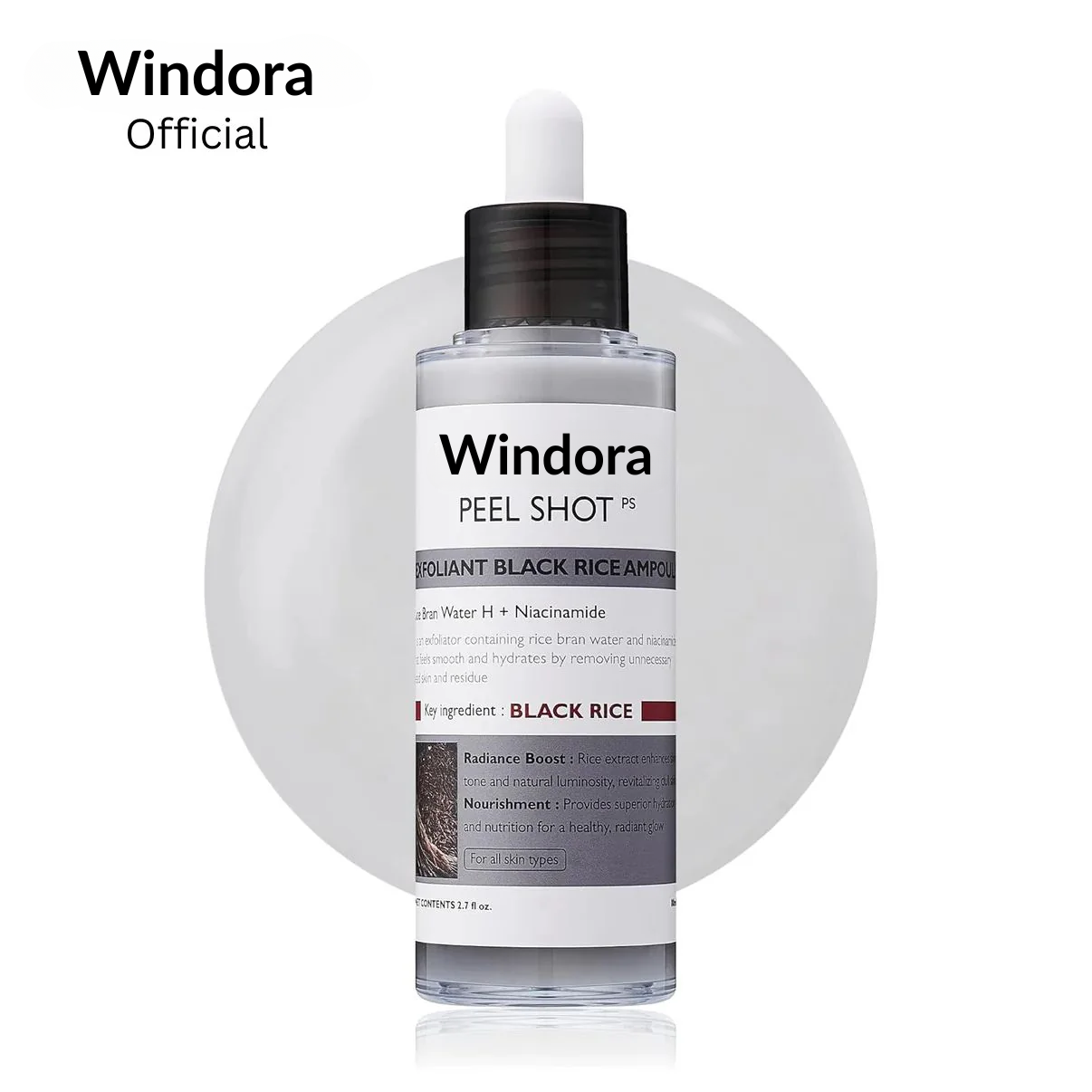 Glowserum met rijstextract