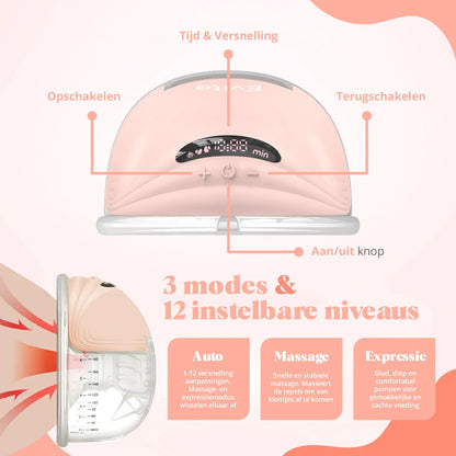 Handsfree Draadloze Borstkolf PRO — 2 stuks